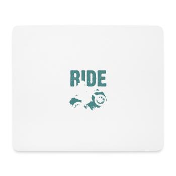 Eat sleep Ride Motocross - Tapis de souris (format paysage) - blanc - Devant