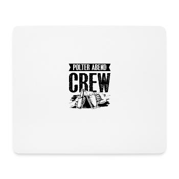 Polter Abend Crew - Mousepad (Querformat) - Weiß - Vorne