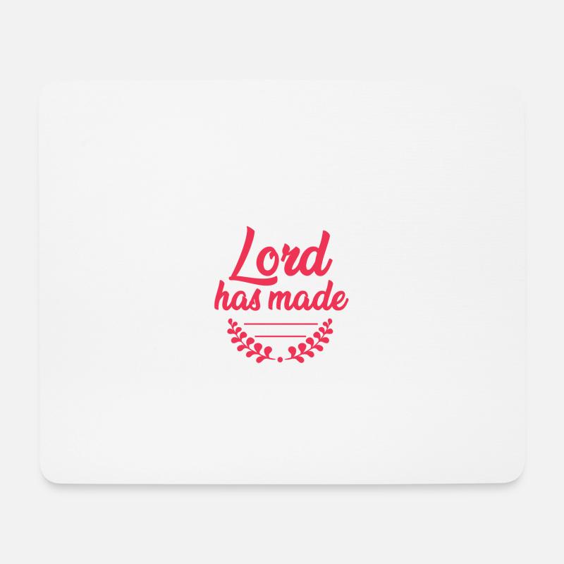 bibelvers glaube hoffnung - Mousepad (Querformat) - Weiß