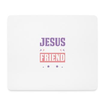 Bible Jesus Friend Proverb - Mouse Pad (horizontal) - white - Front