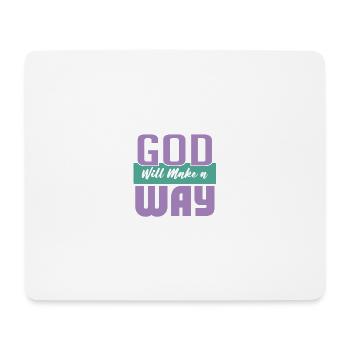 Bible God makes a way - Mouse Pad (horizontal) - white - Front