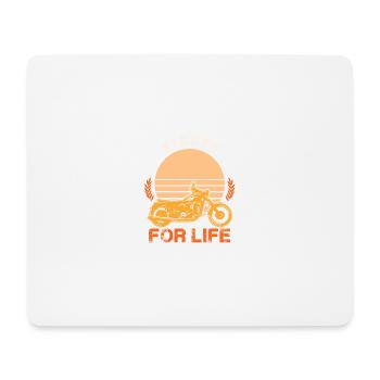 Motorcycle Riders - Mouse Pad (horizontal) - white - Front