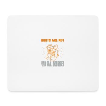 Motorcycle Boots Biker - Mouse Pad (horizontal) - white - Front