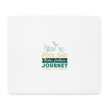 Motorcycle Papa - Mouse Pad (horizontal) - white - Front