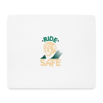 motorrad ride - Mousepad (Querformat) - Weiß - Vorne