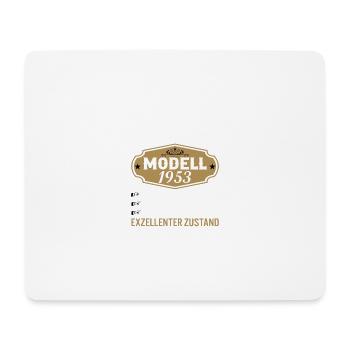Oldtimer Modell 1953 Vintage Retro funny Design - Mousepad (Querformat) - Weiß - Vorne