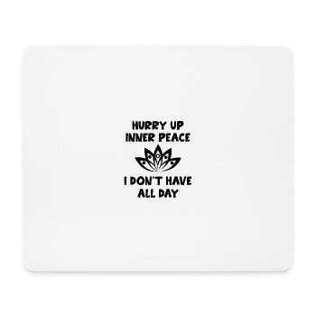 Cooler Yoga Spruch Geschenk Yogi - Mousepad (Querformat) - Weiß - Vorne