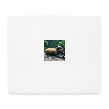 Lustiges Shirt / Lustige Sprüche - Faultier Spruch - Mousepad (Querformat) - Weiß - Vorne