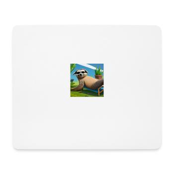 Lustiges Shirt / Lustige Sprüche - Faultier Spruch - Mousepad (Querformat) - Weiß - Vorne