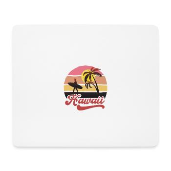 Hawaii Surf Beach Design - Mouse Pad (horizontal) - white - Front