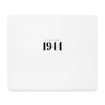 Vintage 1944 Phrase de slogan d’anniversaire - Tapis de souris (format paysage) - blanc - Devant