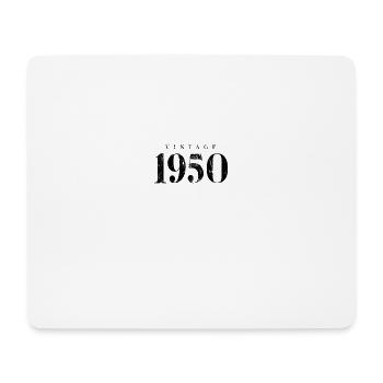 Vintage 1950 Birthday Slogan Phrase - Mouse Pad (horizontal) - white - Front
