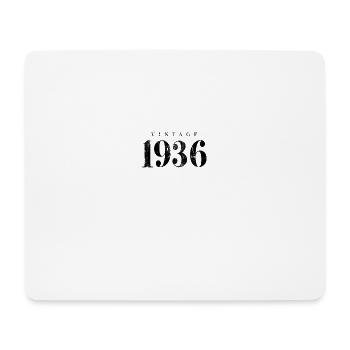 Vintage 1936 Birthday Slogan Phrase - Mouse Pad (horizontal) - white - Front