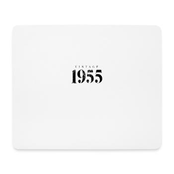 Vintage 1955 Birthday Slogan Phrase - Mouse Pad (horizontal) - white - Front