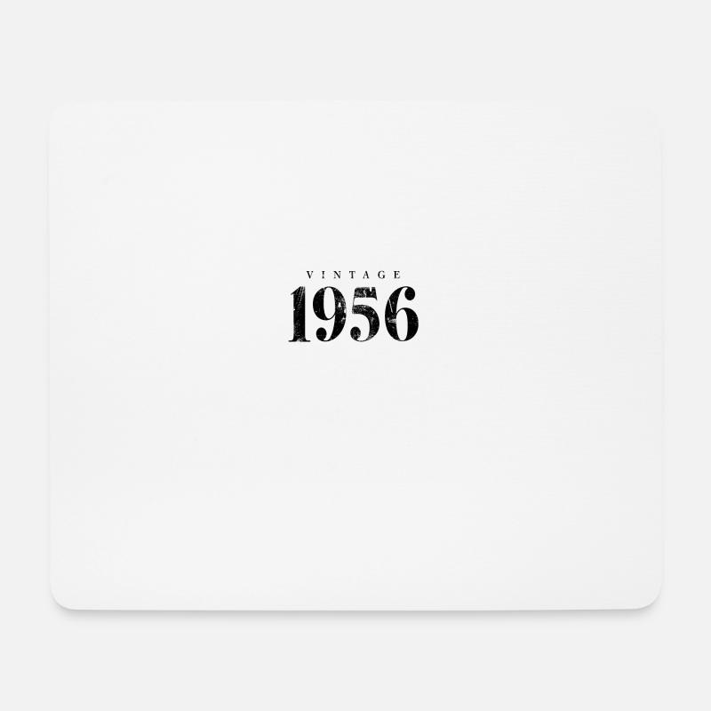 Vintage 1956 Birthday Slogan Phrase - Mouse Pad (horizontal) - white