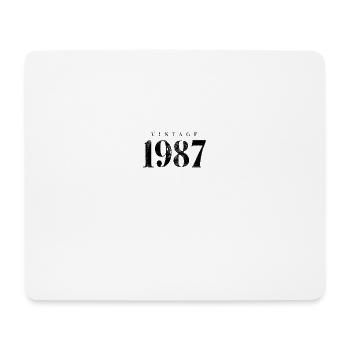 Vintage 1987 Phrase slogan d’anniversaire - Tapis de souris (format paysage) - blanc - Devant
