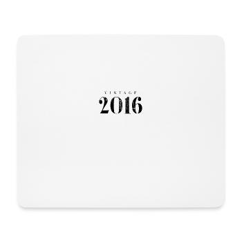 Vintage 2016 Phrase slogan d’anniversaire - Tapis de souris (format paysage) - blanc - Devant