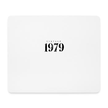 Jahrgang 1979 Geburtstag Slogan Phrase - Mousepad (Querformat) - Weiß - Vorne