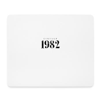 Vintage 1982 Birthday Slogan Phrase - Mouse Pad (horizontal) - white - Front