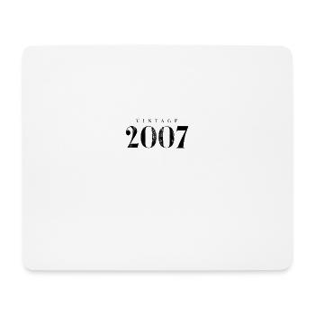 Vintage 2007 Birthday Slogan Phrase - Mouse Pad (horizontal) - white - Front