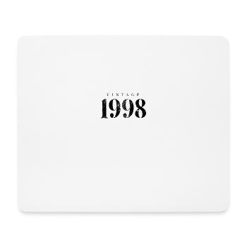 Jahrgang 1998 Geburtstag Slogan Phrase - Mousepad (Querformat) - Weiß - Vorne