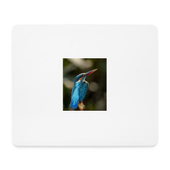 Kingfisher Bird - Mouse Pad (horizontal) - white - Front