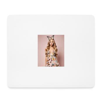 Robe papillon. - Tapis de souris (format paysage) - blanc - Devant
