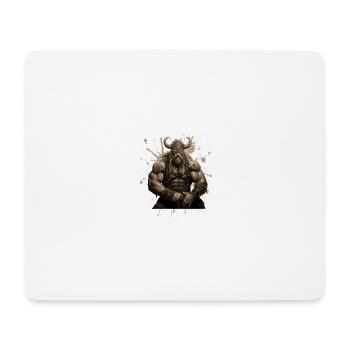 Viking Oding Muscles Bodybuilding - Mouse Pad (horizontal) - white - Front