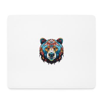 Polar Bear Portrait Polar Bear - Mouse Pad (horizontal) - white - Front