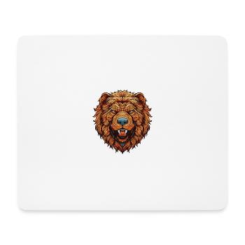 Chow Chow Hund Portrait - Mousepad (Querformat) - Weiß - Vorne