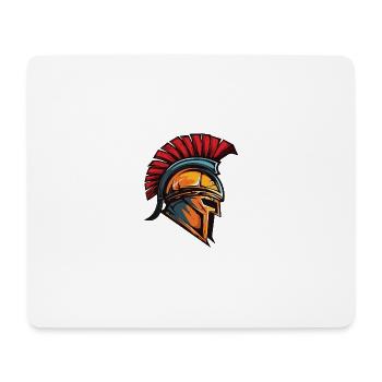 Spartan Warrior Casque Sparta - Tapis de souris (format paysage) - blanc - Devant
