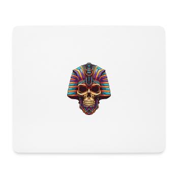 Crâne de pharaon - Tapis de souris (format paysage) - blanc - Devant