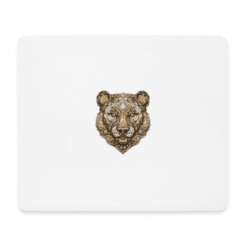 Polar Bear Portrait Polar Bear - Mouse Pad (horizontal) - white - Front