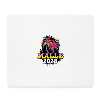 Malle 2025 Urlaub Palmen - Mousepad (Querformat) - Weiß - Vorne