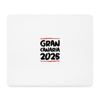 Gran Canaria 2025 Spruch - Mousepad (Querformat) - Weiß - Vorne