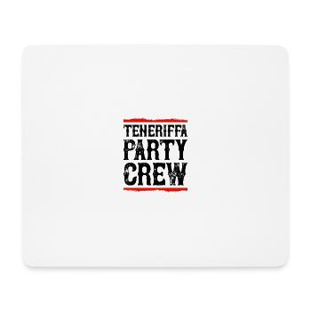 Tenerife Party Crew - Tapis de souris (format paysage) - blanc - Devant