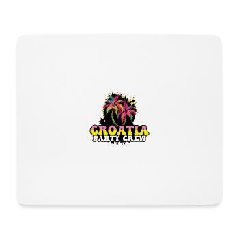 Croatia Party Crew Vacation - Mouse Pad (horizontal) - white - Front