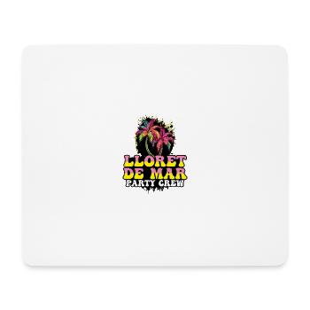 Lloret De Mar Party Crew Urlaub - Mousepad (Querformat) - Weiß - Vorne