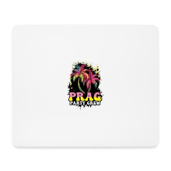 Prague Party Crew Vacances - Tapis de souris (format paysage) - blanc - Devant