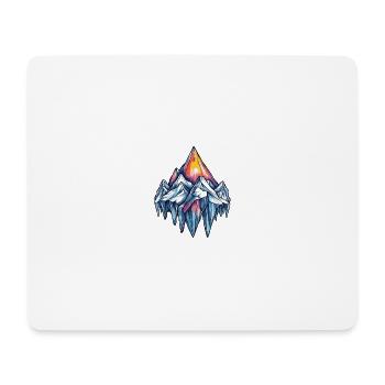 Icon Mountains - Mouse Pad (horizontal) - white - Front
