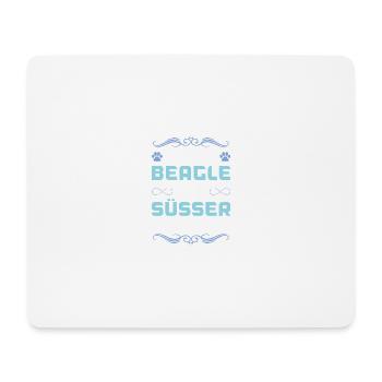 Dicton de chien beagle - Tapis de souris (format paysage) - blanc - Devant