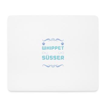 whippet hund spruch - Mousepad (Querformat) - Weiß - Vorne