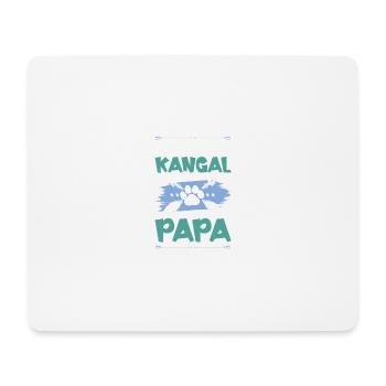 kangal hunde papa - Mousepad (Querformat) - Weiß - Vorne