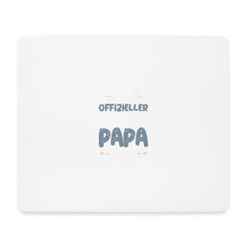 Offizieller Chihuahua Papa - Mousepad (Querformat) - Weiß - Vorne
