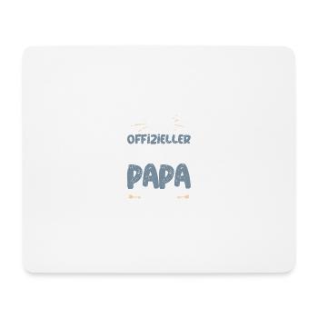 Offizieller Doberman Papa - Mousepad (Querformat) - Weiß - Vorne