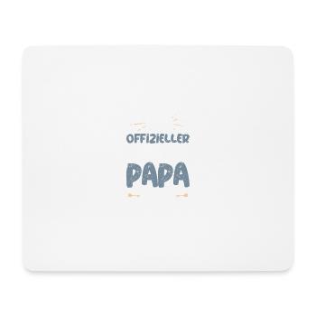 Offizieller Dalmatiner Papa - Mousepad (Querformat) - Weiß - Vorne
