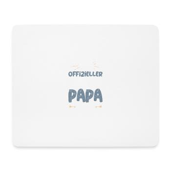 Offizieller Havanese Papa - Mousepad (Querformat) - Weiß - Vorne
