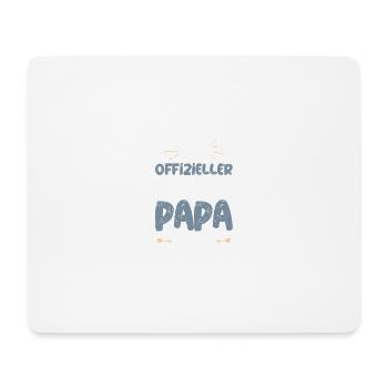 Offizieller Labrador Papa - Mousepad (Querformat) - Weiß - Vorne