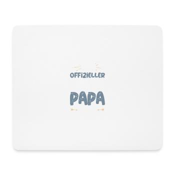 Offizieller Mastiff Papa - Mousepad (Querformat) - Weiß - Vorne