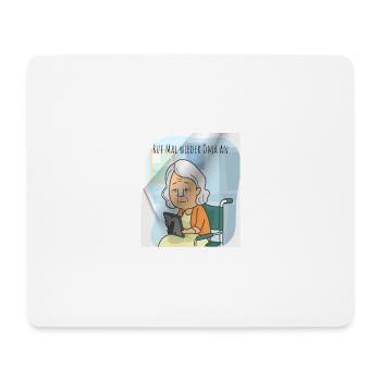 Oma Weihnachten - Mousepad (Querformat) - Weiß - Vorne